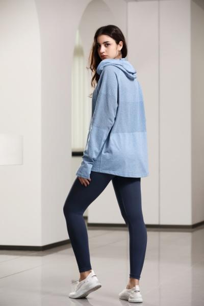 Reflective Trim Thermal Running Hoodie Breathable for Daily Wear