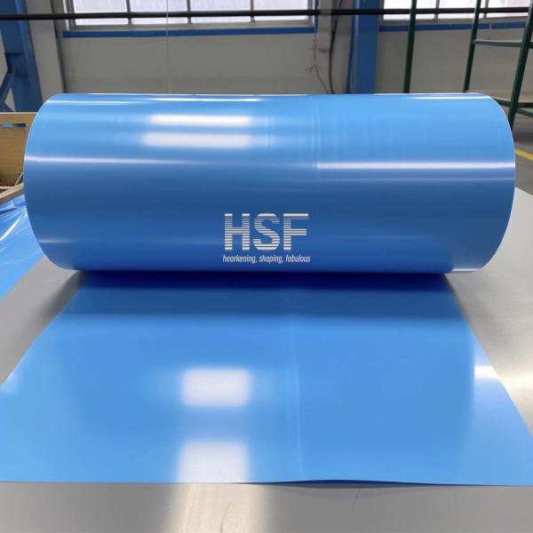 Прозрачная голубая MOPP пленка 75 микрон