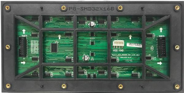 P8 LED Outdoor IP65 Waterproof Durable Outdoor SMD LED Display 32 Dots * 16 Dots High Resolution Shenzhen Factory