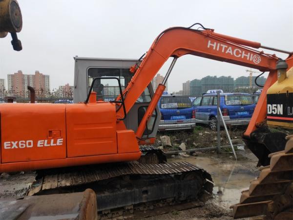                  Secondhand Hitachi Mini Digger Ex60 in Good Condition, Used Crawler Excavator Hitachi Ex60 Zx55, Zx60 on Promotion             