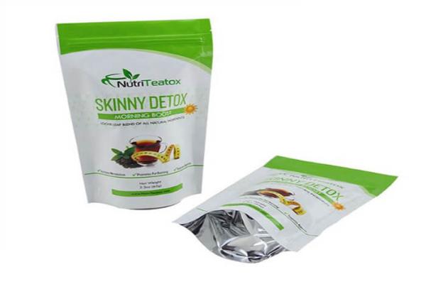 Snack Food Plastic Pouch Packaging / Custom Printed Coffee Bean Sacks Floded Bottom