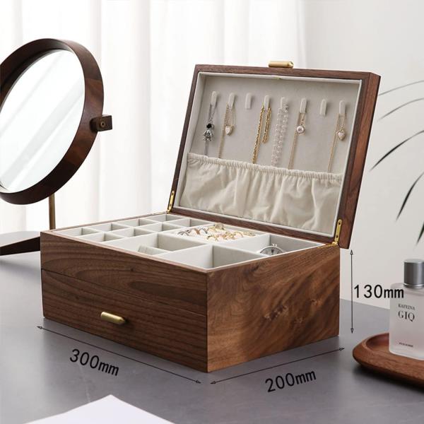 Rectangle Custom Order Solid Wood Bracelet Watch Display Handmade Jewelry Storage Box