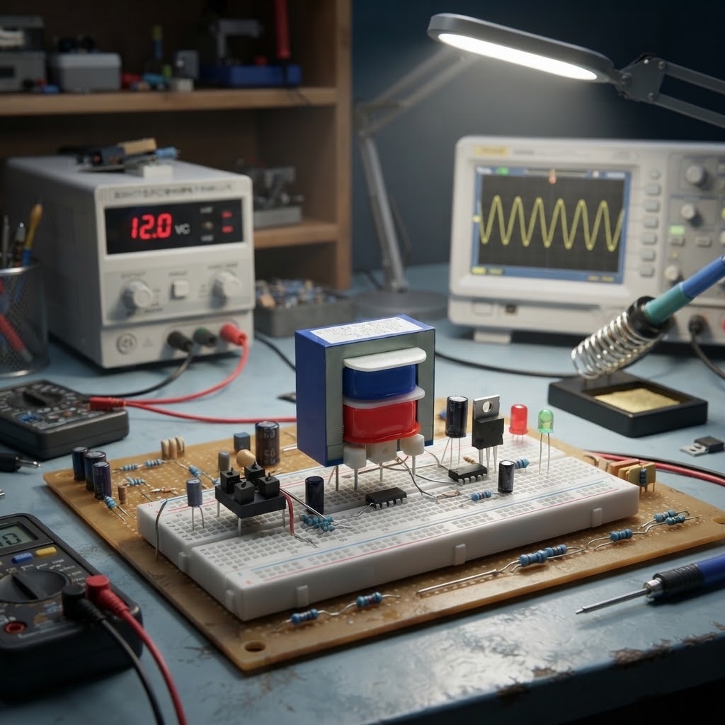 EI28 220V to 15V Step Down Transformer Low Frequency Power Transformer with Z11 Silicon Steel Sheet