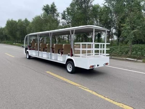 1000kg Customizable Colors Electric Sightseeing Car FNE-C24 Max Load 24 Passengers