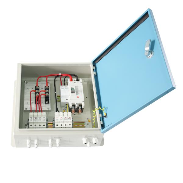 Photovoltaic Array 6 String PV Solar Iron Material DC Combiner Boxes for Solar Power System