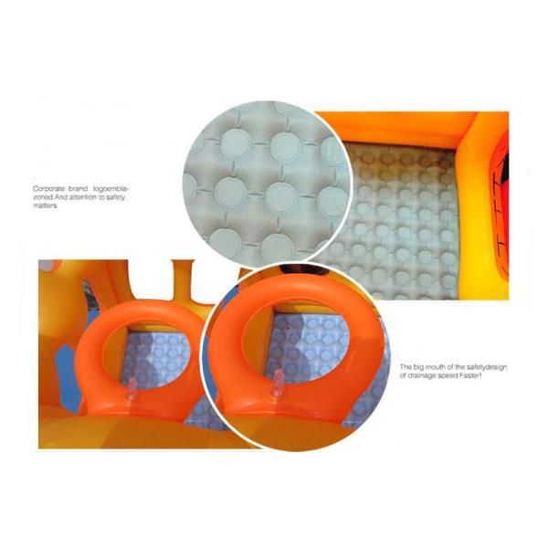 Luckcool Inflatables Bouncer Castle,Trampoline Bouncy Toy,Inflatable House with Balls