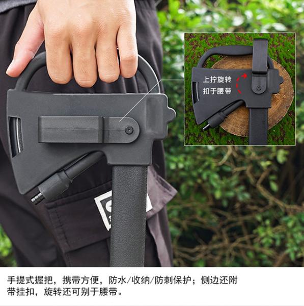 Outdoor Steel Multi Purpose Hatchet Versatile Tactical 355mm 14in Cutting Chopping