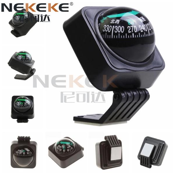 Adjustable Nautical Dashboard Compass Ball Shockproof For Marine Car