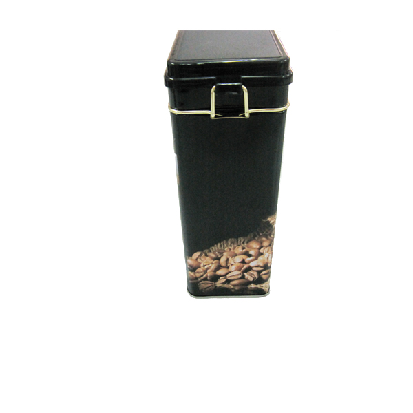 Rectangular Coffee Tea Tin Can Metal Coffee Tin Can Airtight Coffee Tins Wholesale