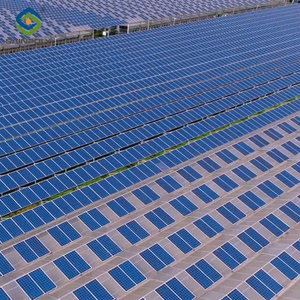 Customized Agriculture Solar Glass Greenhouse Double Glass Greenhouse