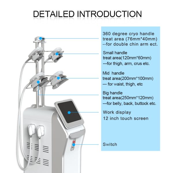 5-In-1 Cryo Body Sculpting Machine For Body Contouring Skin Tightening