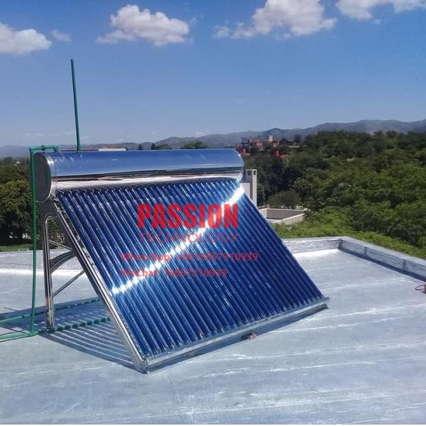 colector solar externo blanco de la calefacción solar del calentador de agua de la presión baja del tanque 200L 201