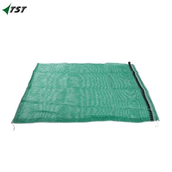L Sewing Pp Mesh Bag 56*89cm Green/White Color For Agriculture Products Packing