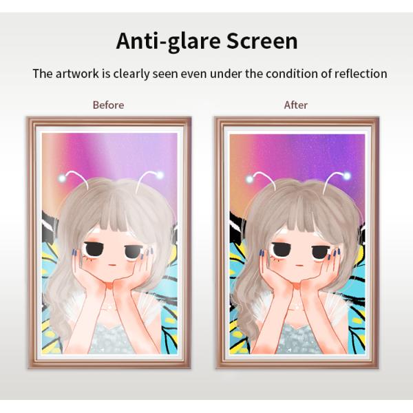 Изготовленный на заказ OEM 43 дисплей рамки картинной рамки NFT цифров дюйма Antiglare