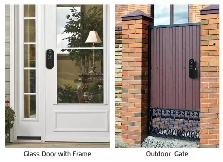 Замки оправы Deadbolt 12V кнопочной панели Keyless дома WiFi электрические