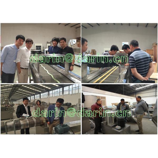 Food Grade Dog Food Extruder Dental Care Snacks Extruding Line