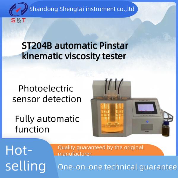 ST204B Automatic Pinstar Kinematic Viscosity Tester For Pharmaceutical Testing