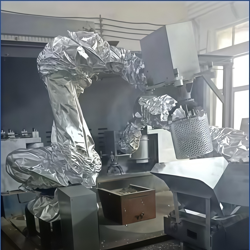 Industrial Robot Protective Suit Flame Retardant Heat Insulation Anti Metal Spatter High Temp Resistant Welding Robot Cover