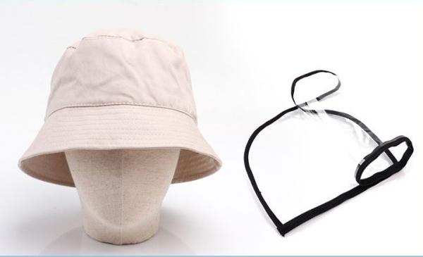 2020 Epidemic Custom Adult Kid Removable Virus Face Mask Sun Bucket Hat Anti Virus Protection Hat