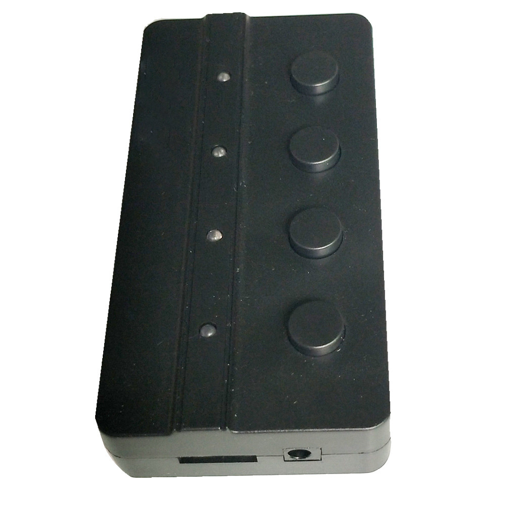 Laptop Black 4 Port Powered Super Speed USB 3.0 Hub
