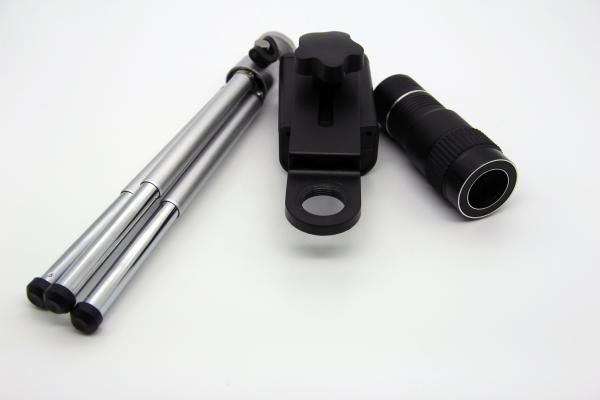 Aluminum Alloy Body Cell Phone Monocular / Smartphone Monocular For Travelling