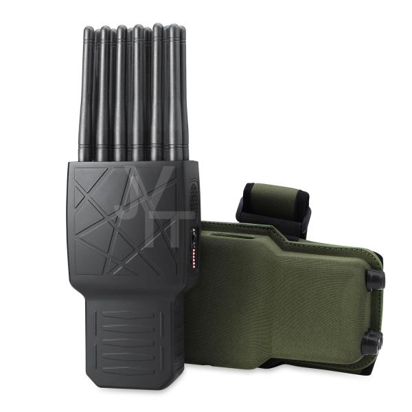 World First 12 Antennas Full Bands All in One Cell Phone Signal Jammer Blocking 5.8G GPS WiFi RF Signal