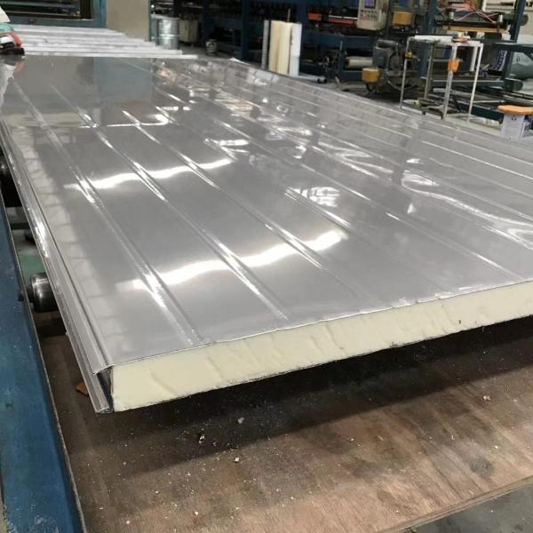 50mm Food Storage Stainless Steel PU Foam Sandwich Panel