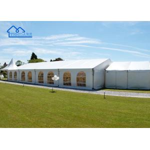 All-Weather Poolside Party Marquee Tents Waterproof PVC Aluminum Alloy Frame Super Canopy Structure