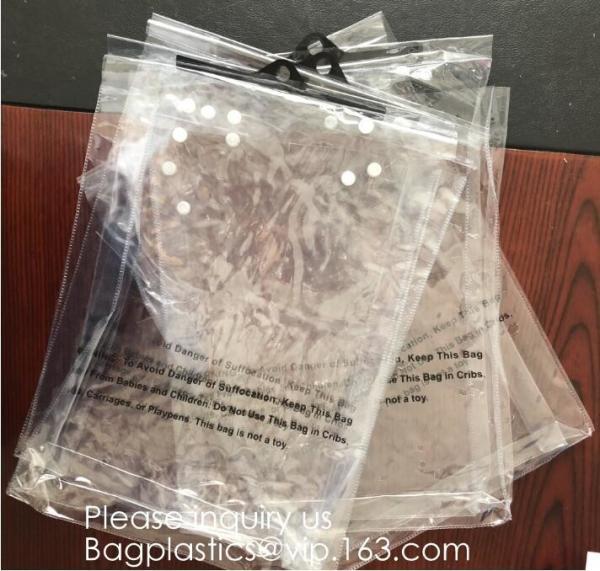 Frosted k bag EVA PVC hanger bag for clothes,EVA frost drawstring bag, Frosted Plastic EVA Garment Packing Bag zip