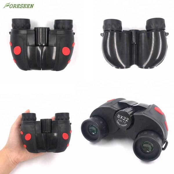 FORESEEN best gift easy use educational 8X21 toy kids toy binoculars for children