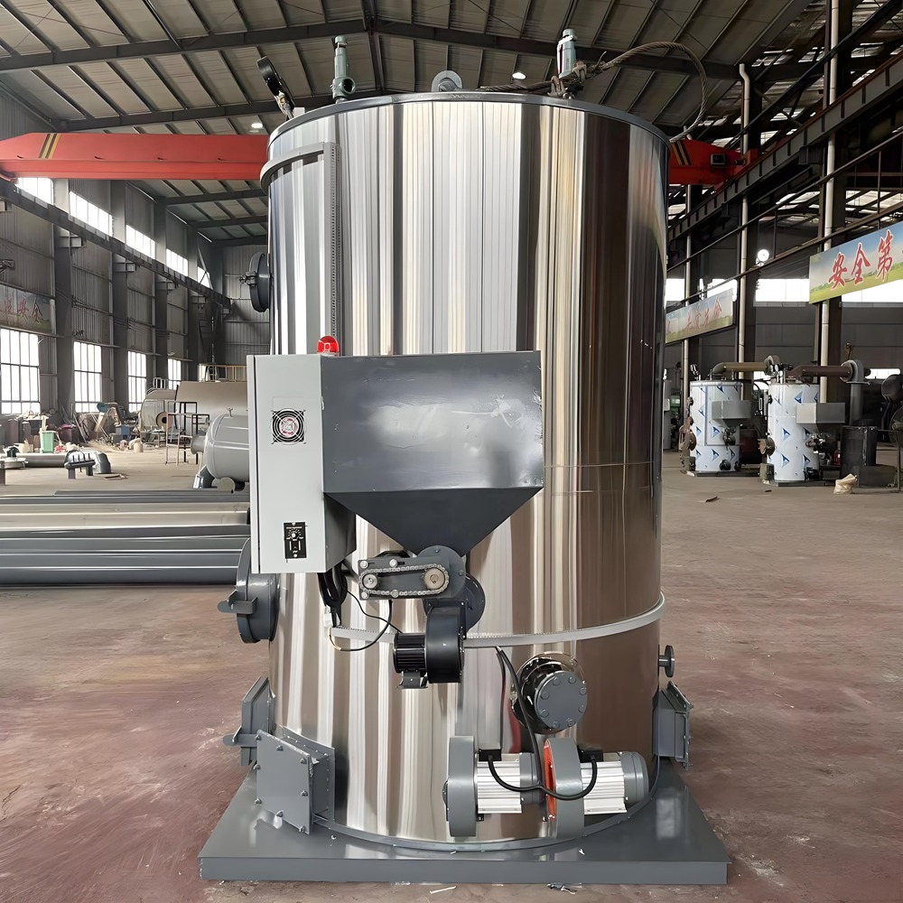 0.5 Ton Vertical Biomass Pellet Steam Boiler Small Scale Biomass Steam Generator for Textile Printing & Dyeing Industry