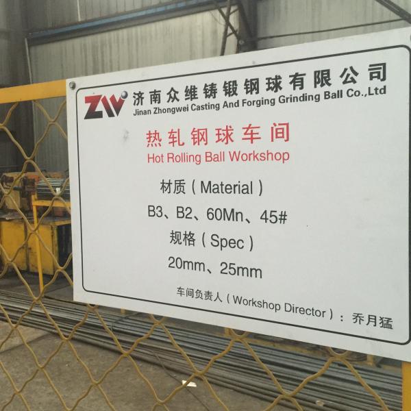 Hot Rolling Forged HRC 60 -68 Grinding Steel Ball
