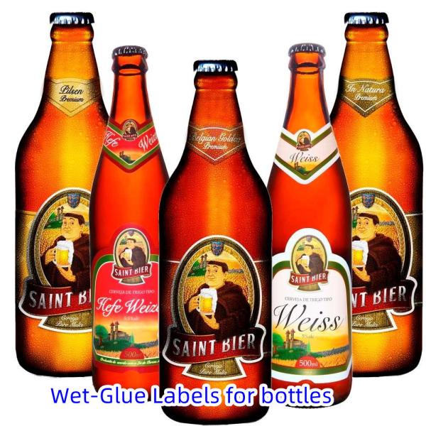 OEM / ODM Etiqueta de pegatina Dirección rápida Etiquetas de pegatinas para frascos de velas y cerveza