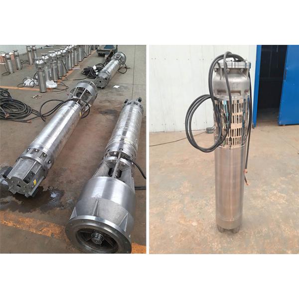 7.5kw - 410kw SS Sea Water Submersible Pump , Submersible Well Water Pump