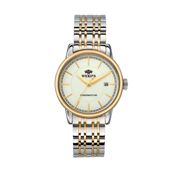 PVD-Coated Gold And Silver Two-Tone Quartz Watch
