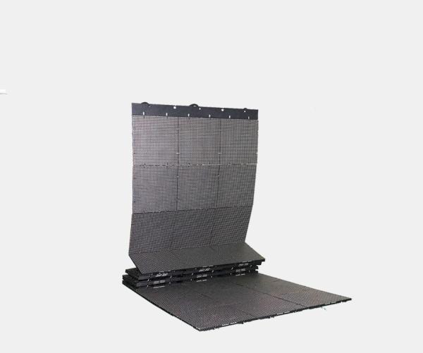 Full Color Foldable LED Screen , Indoor / Outdoor Advertising LED Display Screen