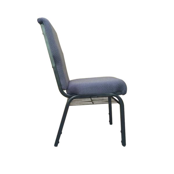 BS5852 Church Auditorium Chairs Banquet Metal Iron Conference Training Chair With Grid Bracket