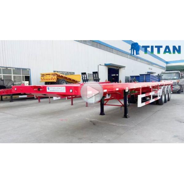 TITAN 3 Axle 40 Ft Flatbed Semi Trailers for Sale Near Me