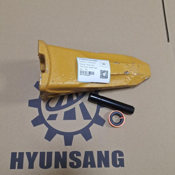 Los dientes del cubo del excavador parten el modelo 215C LC de la máquina para la maquinaria de construcción