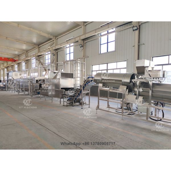 Automatic High Precision SS304 Rotary Seasoning Machine Nut Seasoning Equipment for Nuts Snacks Meat