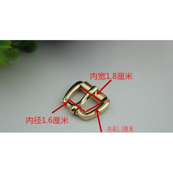 India hot sales Iron Material 16 mm Hanging Brush Anti Brass Color Roller Belt Pin Buckle For Leather Belt