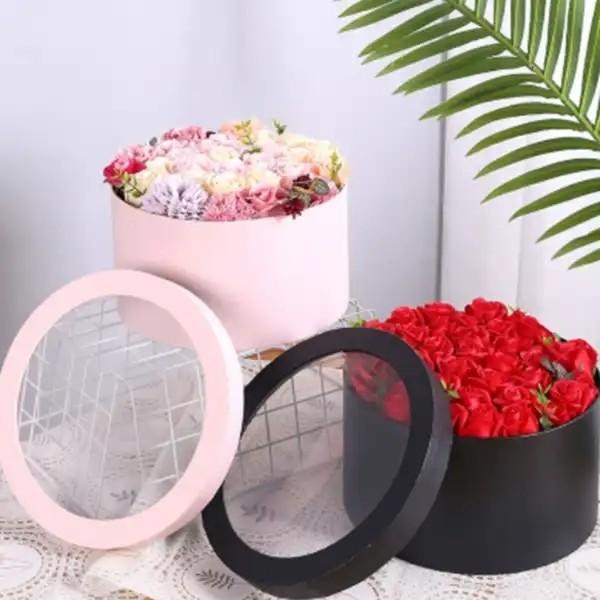 Rose Carton Flower Packaging Boxes Custom Industrial Gift Craft For Mothers Day