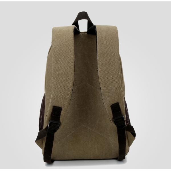 Outdoor canvas backpack unisex travel backpack bag with laptop compartment for high school students