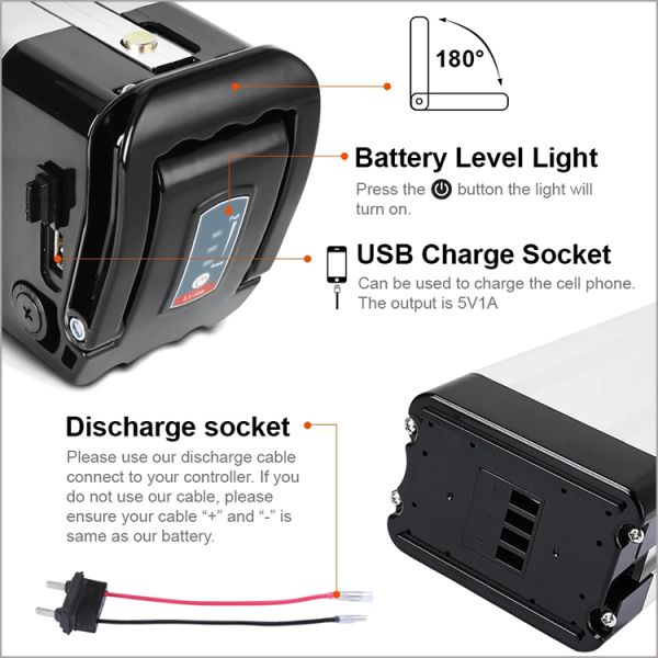 14Ah 18Ah 20Ah Electric Bicycle Lithium Battery 32V 36V 48V Lithium Battery