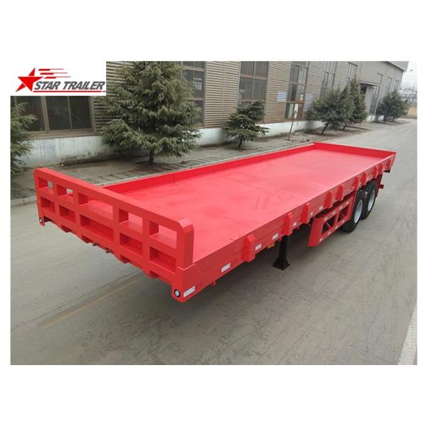 9.5 Meters 2 Axles Pipe Transport Trailer Commercial Semi Truck Type