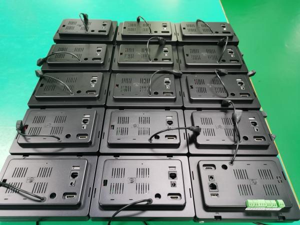OEM Factory Customized Wall Mountable 7 Inch Android OS Touch Screen with GPIO RS485 Communication USB