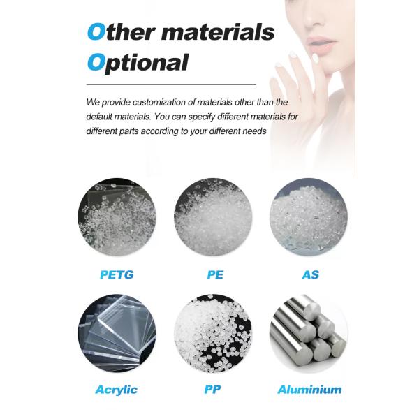 Refillable тело Scrub опарник 50g пурпурное Eco насоса сливк лосьона стороны безвоздушный дружелюбный