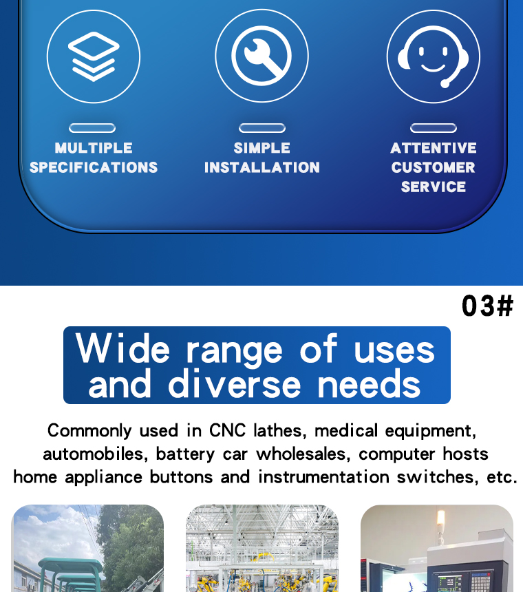 Momentary Metal Push Button Switch 10MM 1NO High Head No LED Self-Reset Jog Switch Welding Foot