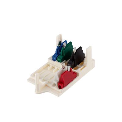 Plastic Clip Type White Led Light Connectors 20mm Width LBK-07  400V