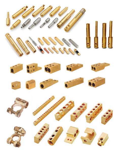 Anodizing Brass Electrical Fittings , Small Watertight EMT Fittings Custom Welding